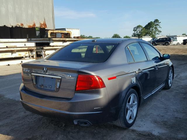 19UUA66235A082528 - 2005 ACURA TL GRAY photo 4