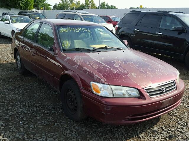 4T1BG22K5YU944651 - 2000 TOYOTA CAMRY RED photo 1