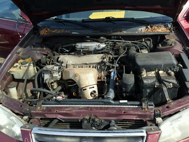 4T1BG22K5YU944651 - 2000 TOYOTA CAMRY RED photo 7