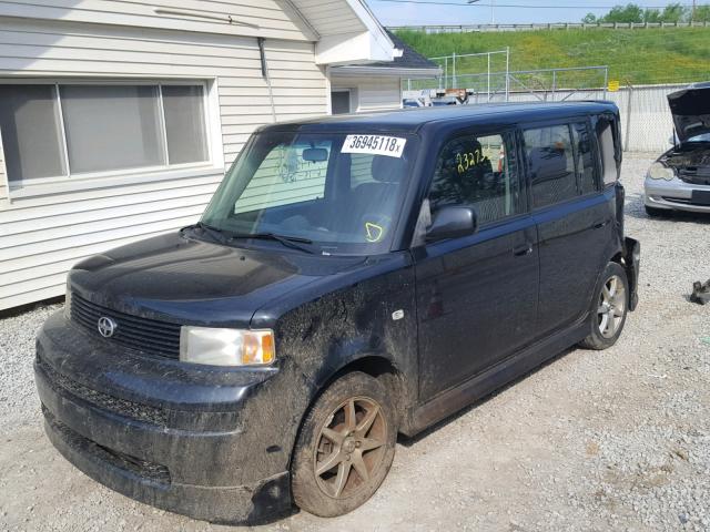 JTLKT334064043131 - 2006 TOYOTA SCION XB შავი ფოტო 2