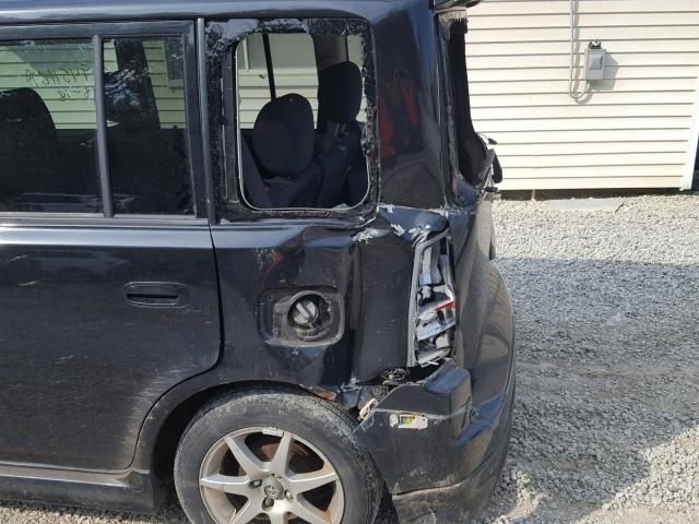 JTLKT334064043131 - 2006 TOYOTA SCION XB შავი ფოტო 9