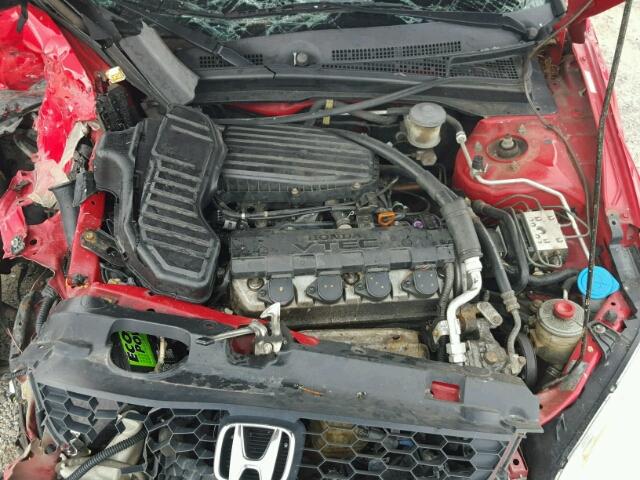 1HGEM22095L044427 - 2005 HONDA CIVIC EX წითელი ფოტო 7