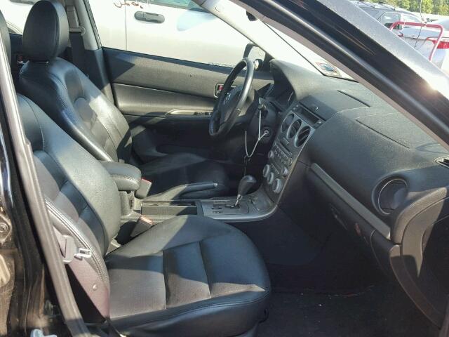 1YVHP84D755M58942 - 2005 MAZDA MAZDA6S BLACK photo 5