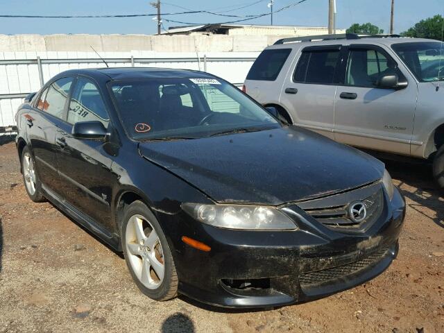 1YVHP84D755M58942 - 2005 MAZDA MAZDA6S BLACK photo 9