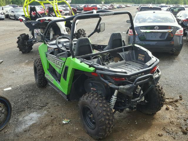 4UF14MPV8ET310638 - 2014 ARCTIC CAT WILDCAT GREEN photo 3