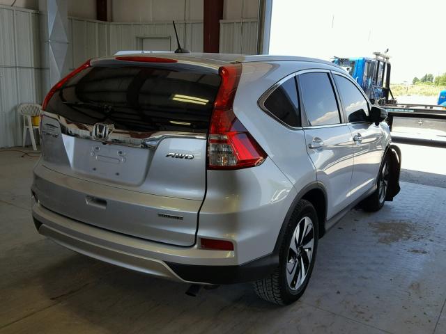 5J6RM4H98GL037676 - 2016 HONDA CR-V TOURI SILVER photo 4