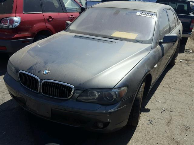 WBAHL83526DT04526 - 2006 BMW 750 I GRAY photo 2