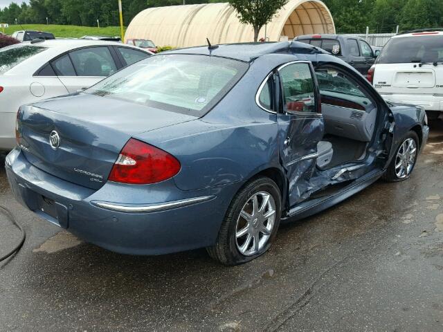 2G4WD582971109553 - 2007 BUICK LACROSSE C BLUE photo 4