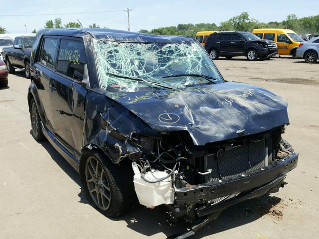 JTLKE50EX81001492 - 2008 TOYOTA SCION XB BLACK photo 1
