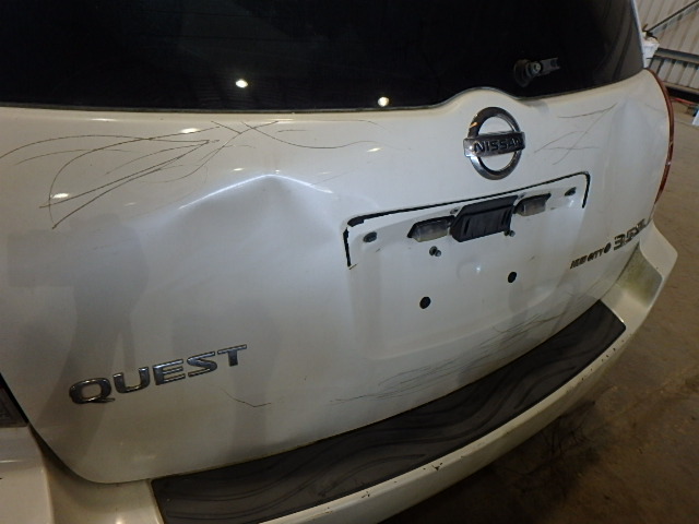 5N1BV28U55N112392 - 2005 NISSAN QUEST S/SE WHITE photo 9