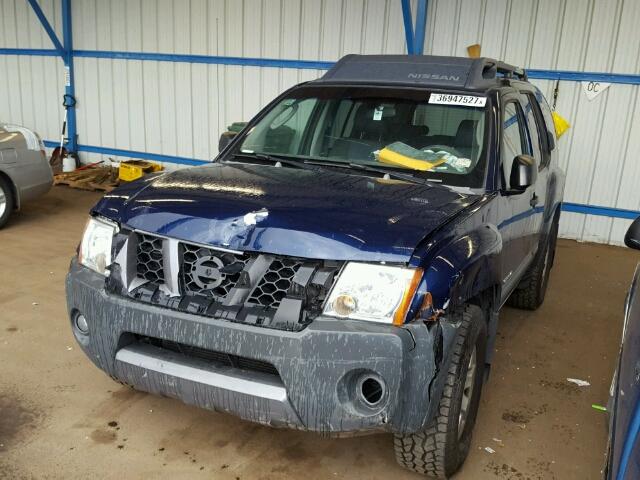 5N1AN08U56C555462 - 2006 NISSAN XTERRA OFF BLUE photo 2