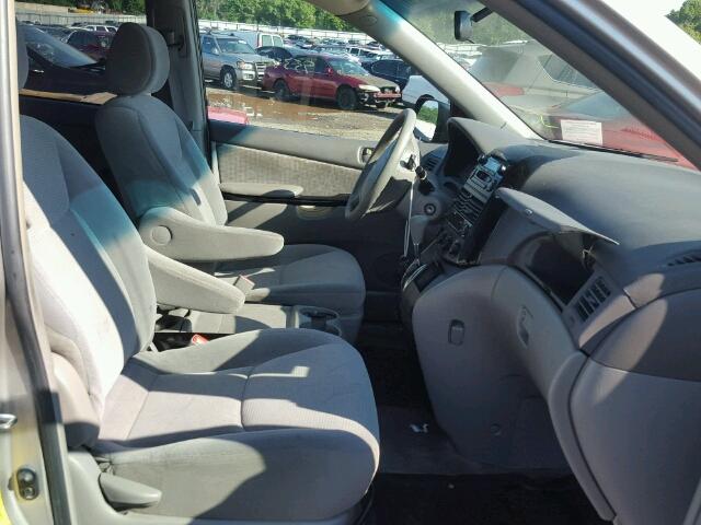 5TDZA23C55S335197 - 2005 TOYOTA SIENNA CE SILVER photo 5