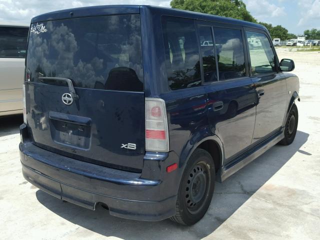 JTLKT324340158263 - 2004 TOYOTA SCION XB ლურჯი ფოტო 4