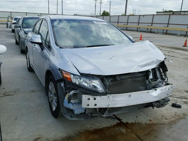 2HGFB2F5XCH606376 - 2012 HONDA CIVIC SILVER photo 1