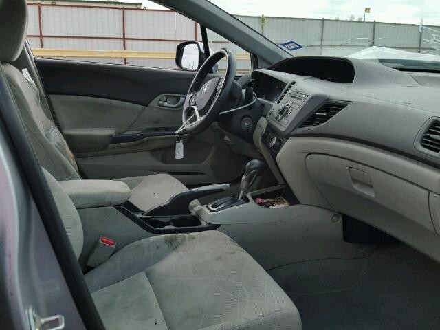 2HGFB2F5XCH606376 - 2012 HONDA CIVIC SILVER photo 5