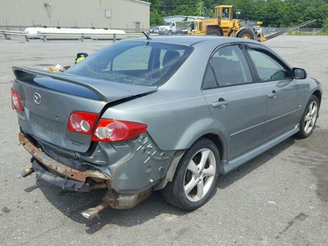 1YVFP80D945N48251 - 2004 MAZDA 6 S GRAY photo 4