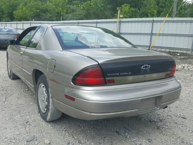 2G1WW12M7W9329364 - 1998 CHEVROLET MONTE CARL 灰色 照片 3
