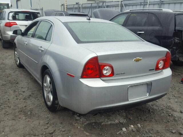 1G1ZB5E0XAF190047 - 2010 CHEVROLET MALIBU LS SILVER photo 3