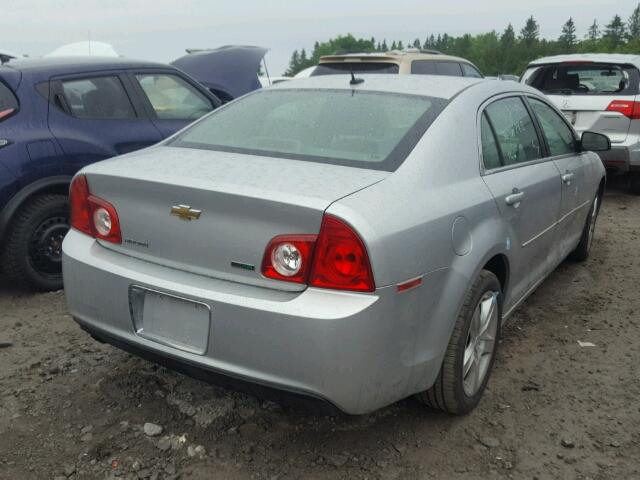 1G1ZB5E0XAF190047 - 2010 CHEVROLET MALIBU LS SILVER photo 4