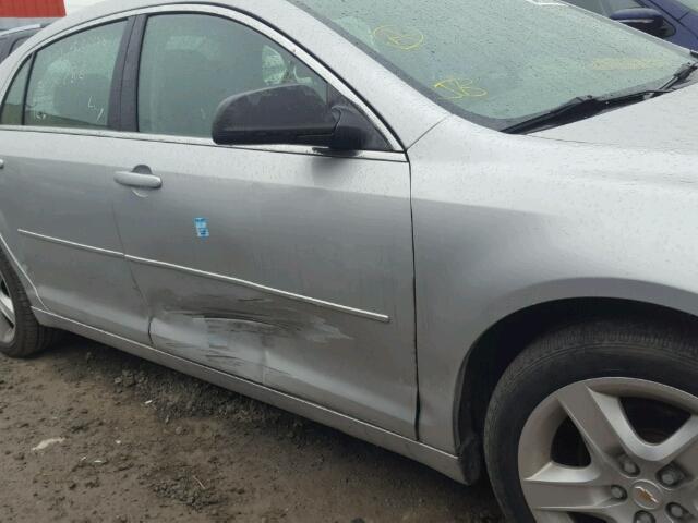 1G1ZB5E0XAF190047 - 2010 CHEVROLET MALIBU LS SILVER photo 9