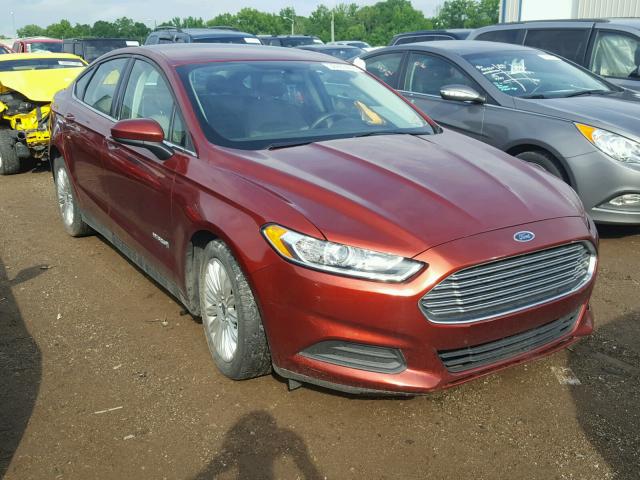 3FA6P0UUXER297441 - 2014 FORD FUSION S H RED photo 1