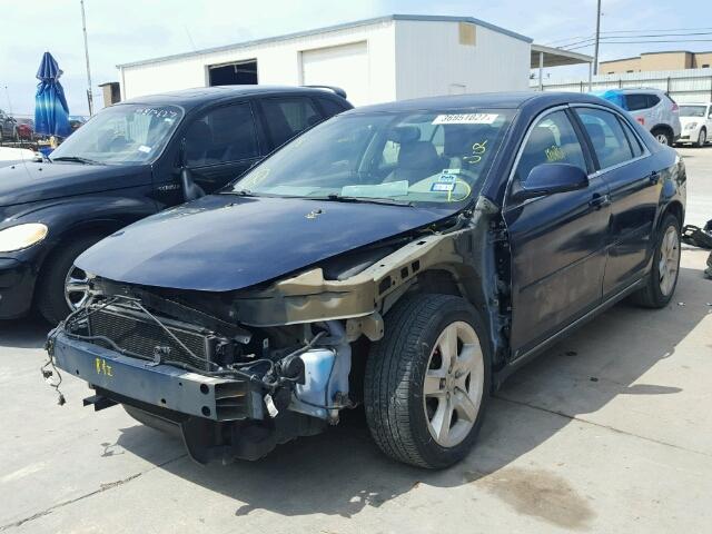 1G1ZH57BX94164181 - 2009 CHEVROLET MALIBU 1LT BLUE photo 2