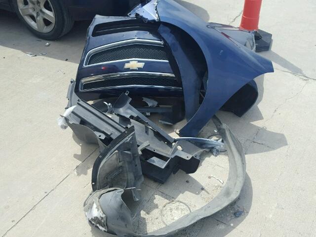 1G1ZH57BX94164181 - 2009 CHEVROLET MALIBU 1LT BLUE photo 9