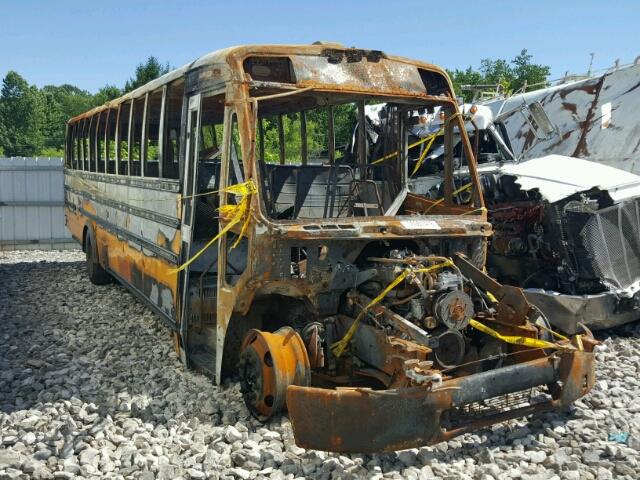 4UZABRDJ89CZ74158 - 2009 FREIGHTLINER CHASSIS B2 YELLOW photo 1