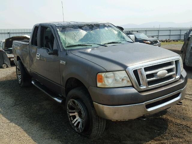 1FTPX14V27FB70504 - 2007 FORD F150 GRAY photo 1