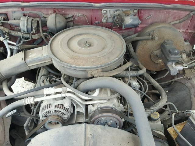 1B7GL23XXRS679786 - 1994 DODGE DAKOTA RED photo 7