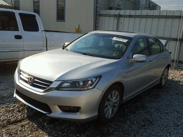 1HGCR2F8XEA056834 - 2014 HONDA ACCORD EXL SILVER photo 2