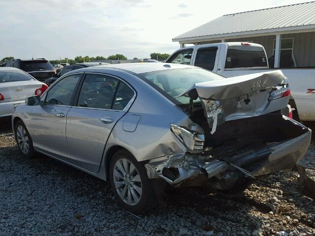 1HGCR2F8XEA056834 - 2014 HONDA ACCORD EXL SILVER photo 3