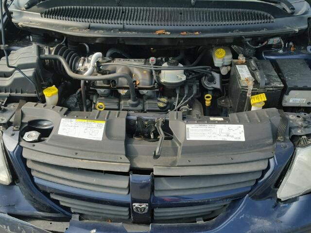 2D4GP44L06R712984 - 2006 DODGE GRAND CARA BLUE photo 7