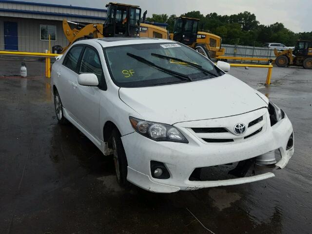 2T1BU4EE2DC100668 - 2013 TOYOTA COROLLA/S/ WHITE photo 1