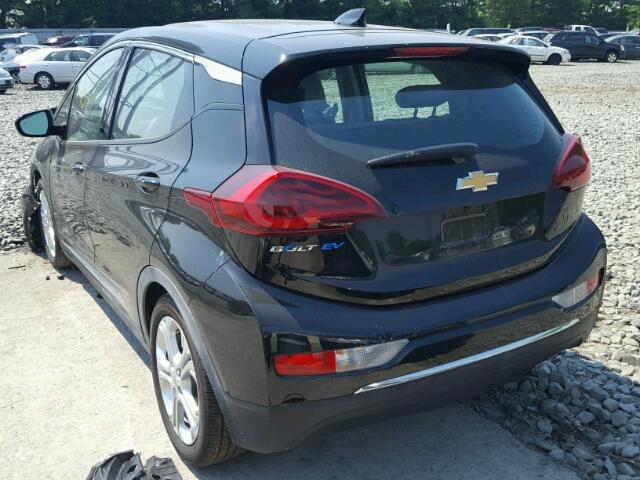 1G1FW6S0XH4166970 - 2017 CHEVROLET BOLT EV LT BLACK photo 3