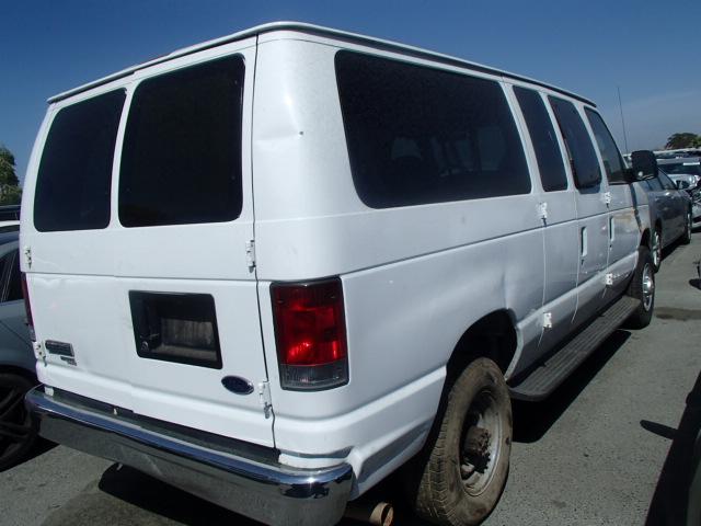 1FBNE31L27DA40086 - 2007 FORD ECONOLINE WHITE photo 4