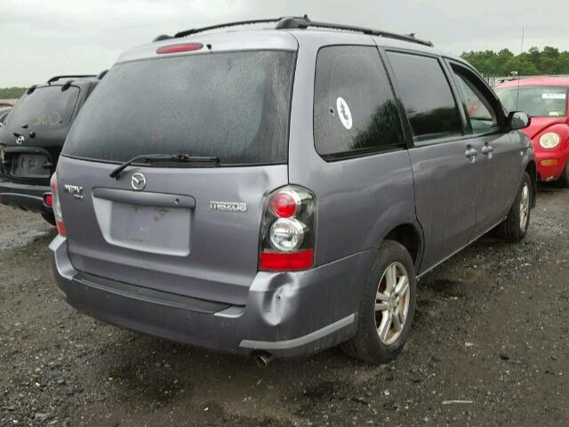 JM3LW28JX50537686 - 2005 MAZDA MPV WAGON SILVER photo 4