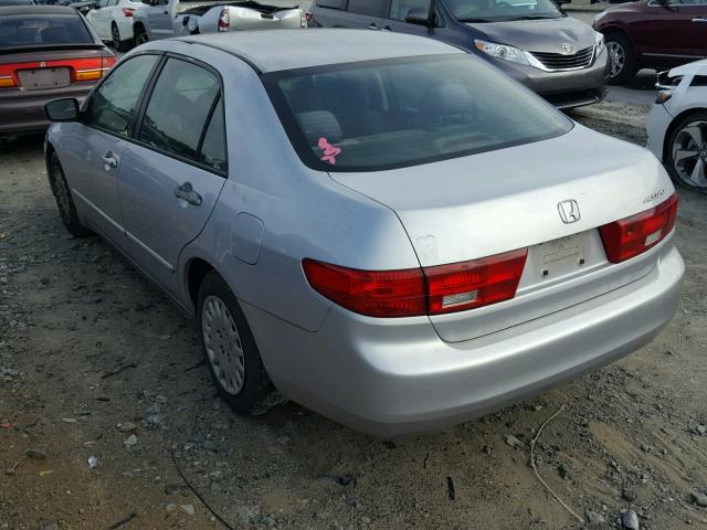 1HGCM56165A107846 - 2005 HONDA ACCORD DX SILVER photo 3