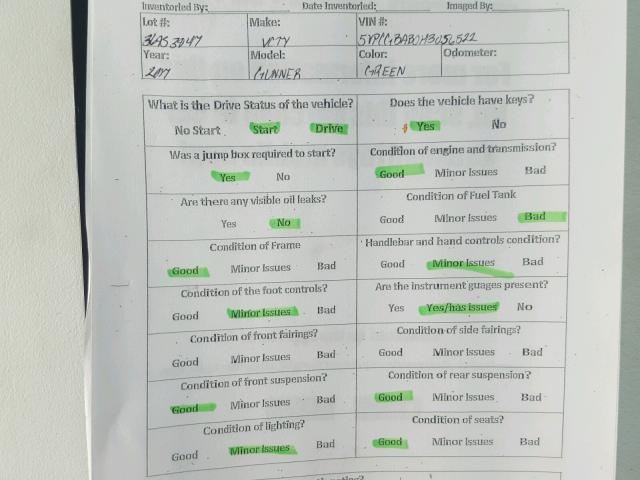 5VPCGBAB0H3056522 - 2017 VICTORY MOTORCYCLES GUNNER Yaşıl foto 20