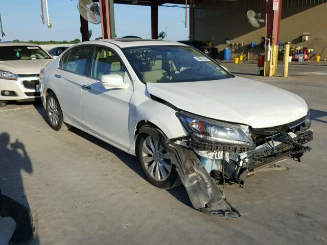 1HGCR2F87EA064311 - 2014 HONDA ACCORD EXL WHITE photo 1