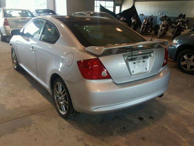 JTKDE177760143587 - 2006 TOYOTA SCION TC 银色 照片 3