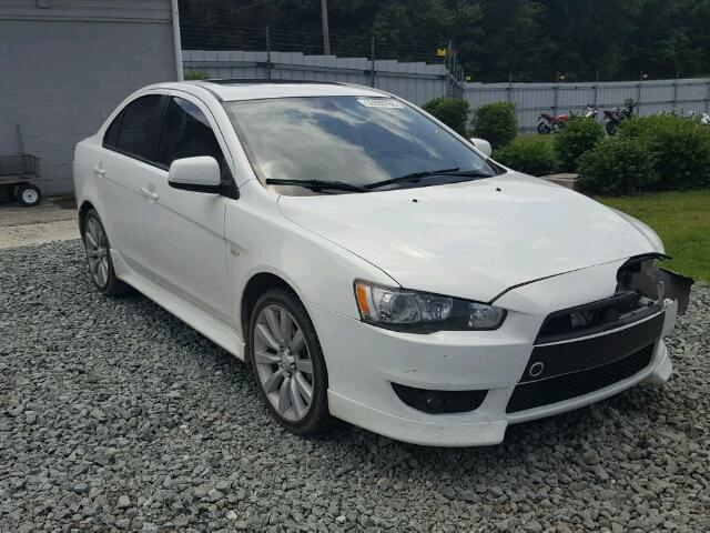 JA32U8FW1BU042761 - 2011 MITSUBISHI LANCER GTS WHITE photo 1