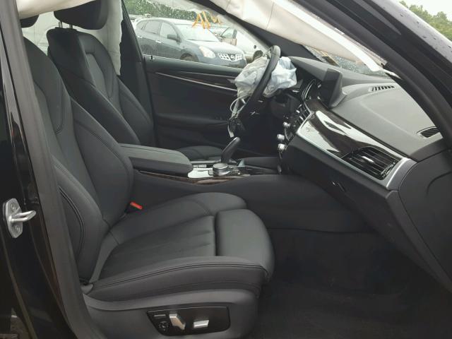 WBAJA7C5XJWA71044 - 2018 BMW 530 XI أسود صورة 5