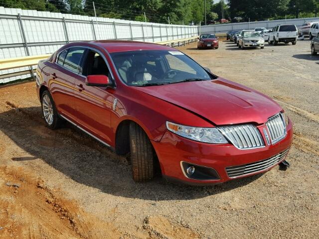 1LNHL9DR1BG605612 - 2011 LINCOLN MKS RED photo 1