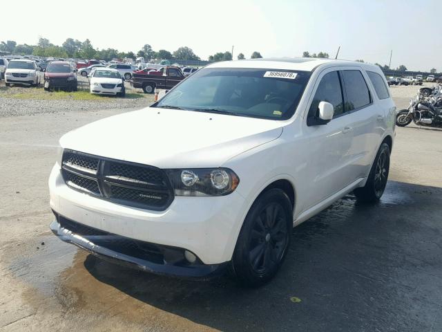 1D4SE6GT4BC725358 - 2011 DODGE DURANGO R/ WHITE photo 2