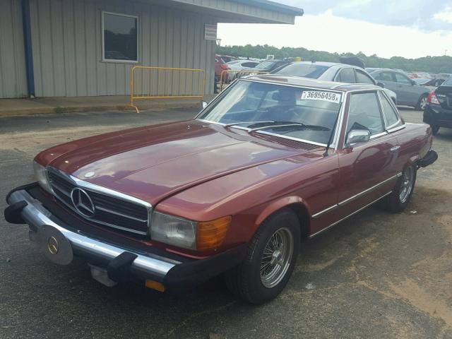 10704412019554 - 1974 MERCEDES-BENZ SL 450 RED photo 2