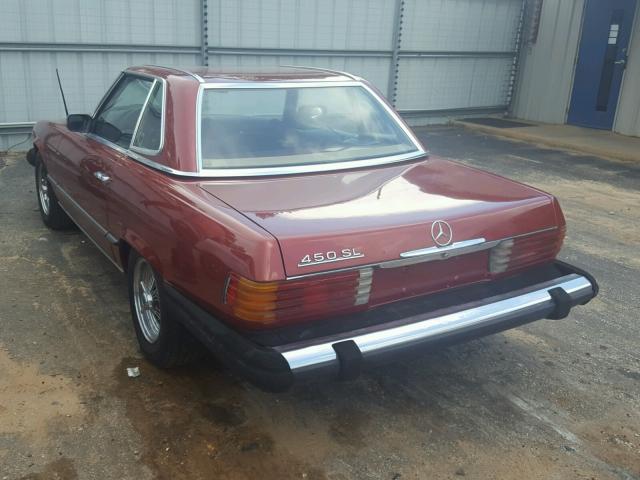 10704412019554 - 1974 MERCEDES-BENZ SL 450 RED photo 3