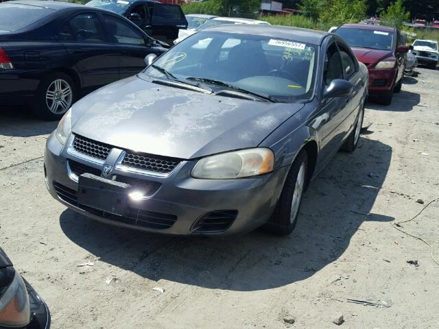 1B3EL46X74N211344 - 2004 DODGE STRATUS SX GRAY photo 2