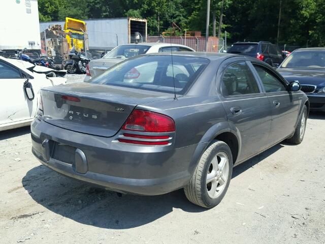 1B3EL46X74N211344 - 2004 DODGE STRATUS SX GRAY photo 4