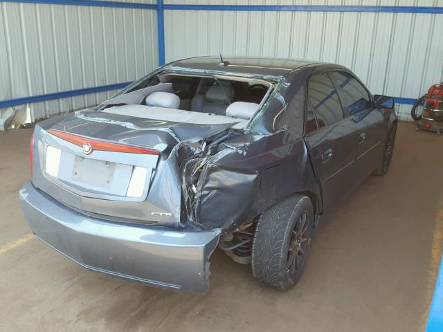 1G6DM56T550171390 - 2005 CADILLAC CTS BLUE photo 4